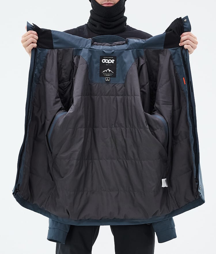 Dope Blizzard Full Zip Skijacke Herren Metal Blue, Bild 10 von 10