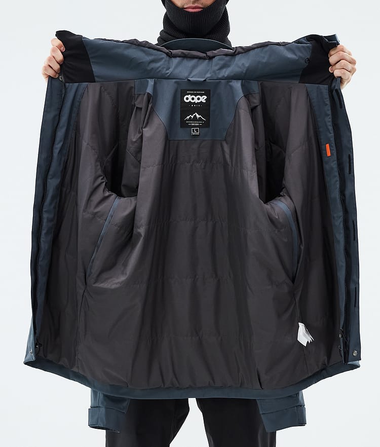Dope Blizzard Full Zip Snowboardjacke Herren Metal Blue, Image 10 of 10