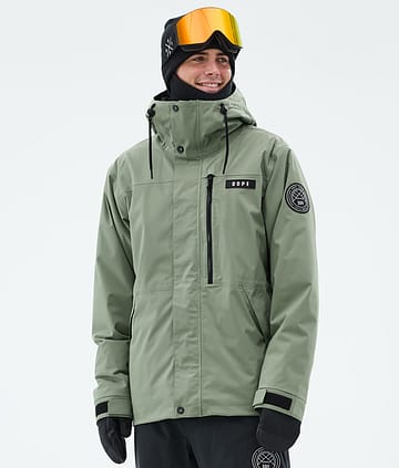 Dope Blizzard Full Zip Snowboardjacke Moss Green