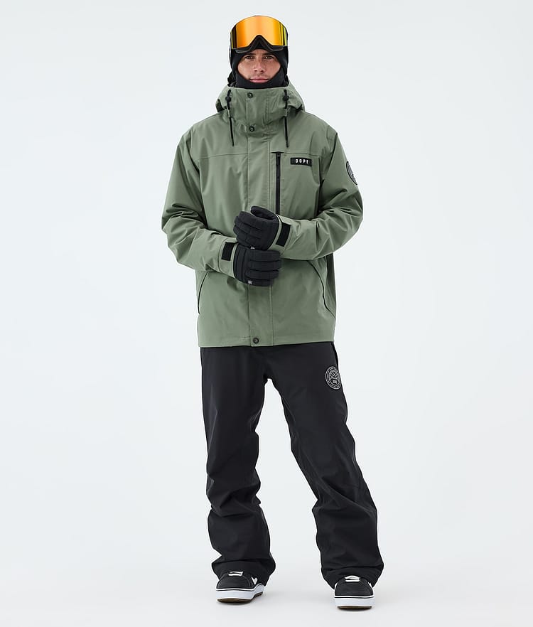 Dope Blizzard Full Zip Snowboardjacke Herren Moss Green, Image 2 of 9