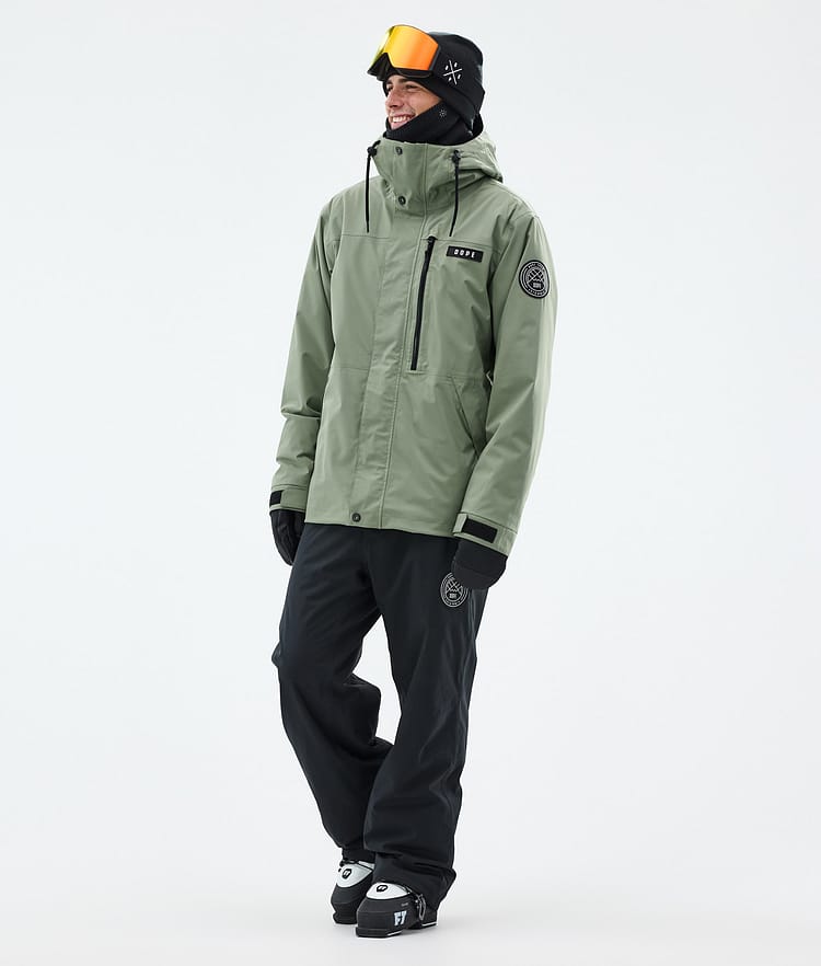 Dope Blizzard Full Zip Skijacke Herren Moss Green, Bild 2 von 9