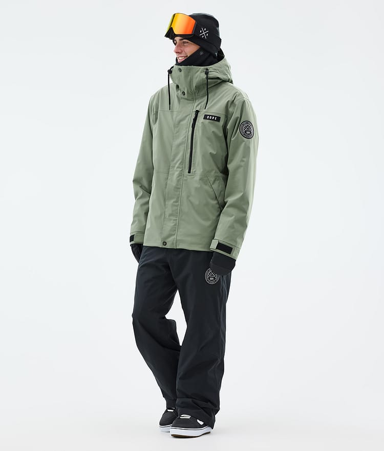 Dope Blizzard Full Zip Snowboardjacke Herren Moss Green, Bild 2 von 9