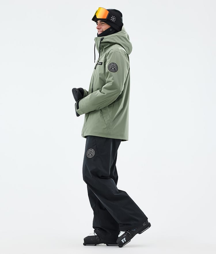 Dope Blizzard Full Zip Skijacke Herren Moss Green, Bild 3 von 9