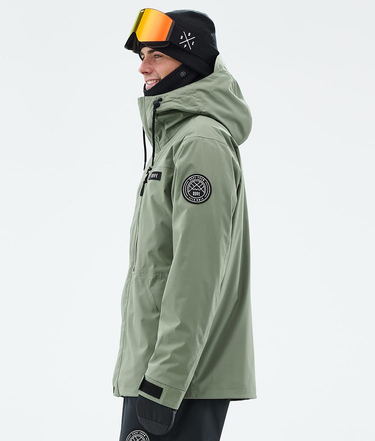 Dope Blizzard Full Zip Snowboardjacke Herren Moss Green, Bild 5 von 9