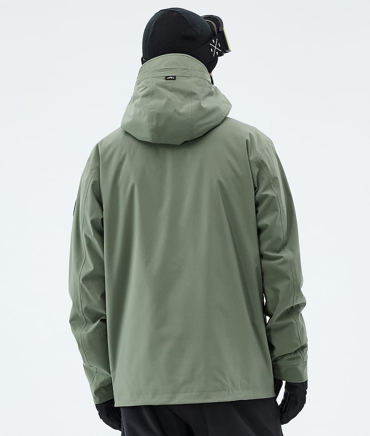 Dope Blizzard Full Zip Snowboardjacke Herren Moss Green, Image 6 of 9