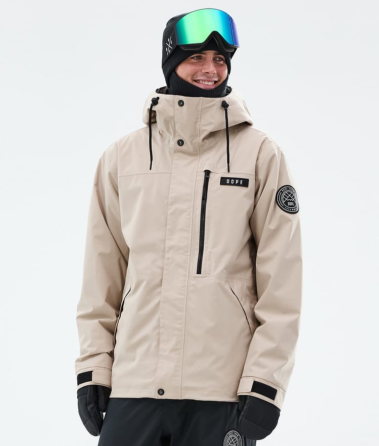 Dope Blizzard Full Zip Snowboardjacke Herren Sand, Bild 1 von 9