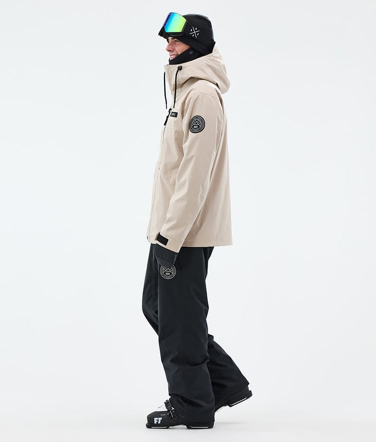 Dope Blizzard Full Zip Skijacke Herren Sand, Bild 3 von 9