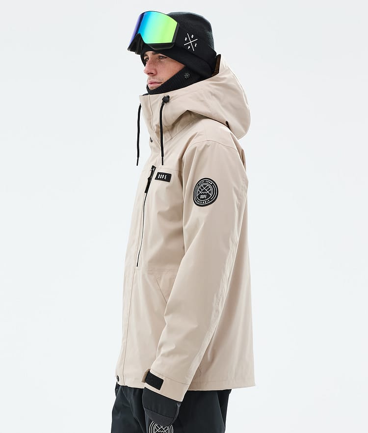 Dope Blizzard Full Zip Snowboardjacke Herren Sand, Bild 5 von 9