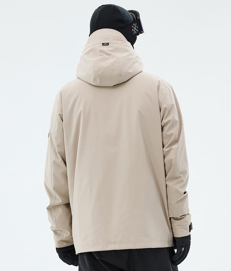 Dope Blizzard Full Zip Skijacke Herren Sand, Image 6 of 9