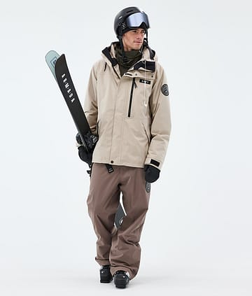 Dope Blizzard Full Zip Ski Outfit Sand/Walnut