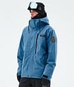 Dope Blizzard Full Zip Snowboardjacke Herren Blue Steel