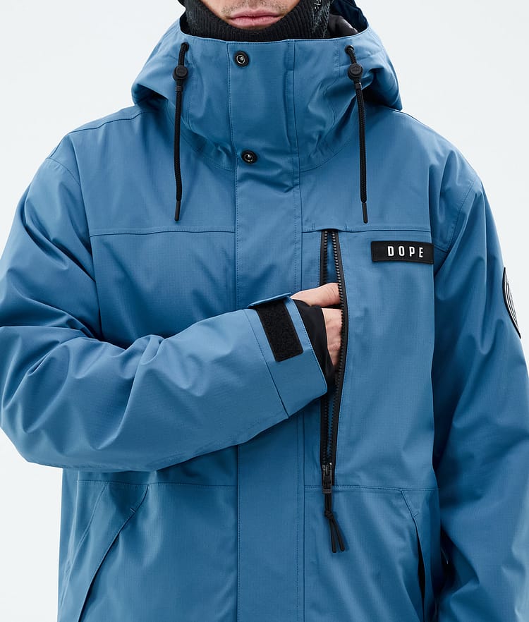 Dope Blizzard Full Zip Skijacke Herren Blue Steel, Bild 8 von 9