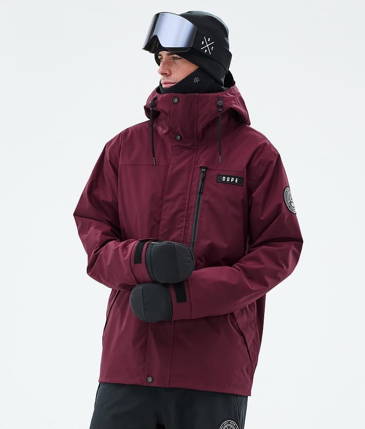 Dope Blizzard Full Zip Snowboardjacke Herren Burgundy, Bild 1 von 10