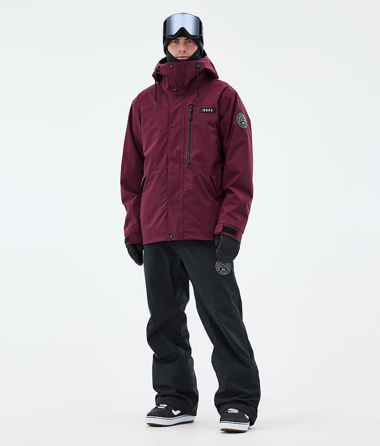 Dope Blizzard Full Zip Snowboardjacke Herren Burgundy, Bild 3 von 10
