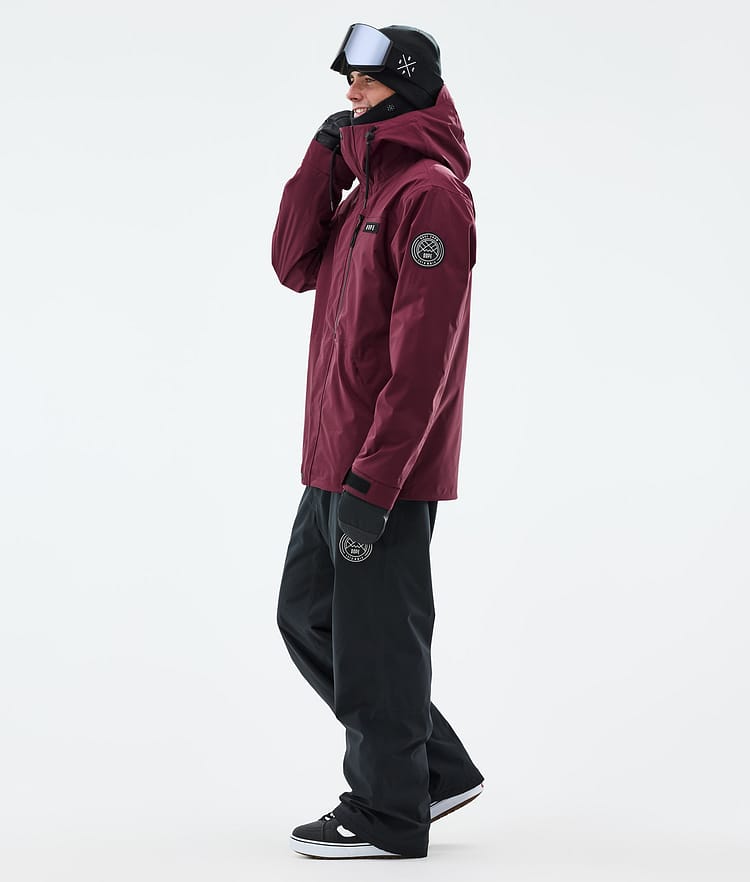 Dope Blizzard Full Zip Snowboardjacke Herren Burgundy, Bild 4 von 10