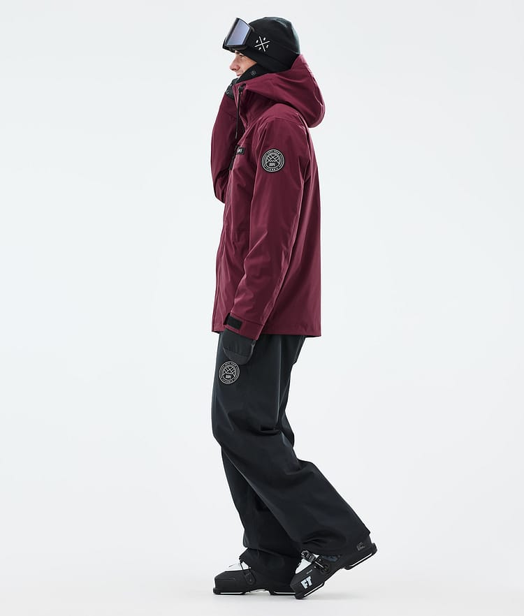 Dope Blizzard Full Zip Skijacke Herren Burgundy, Bild 4 von 10