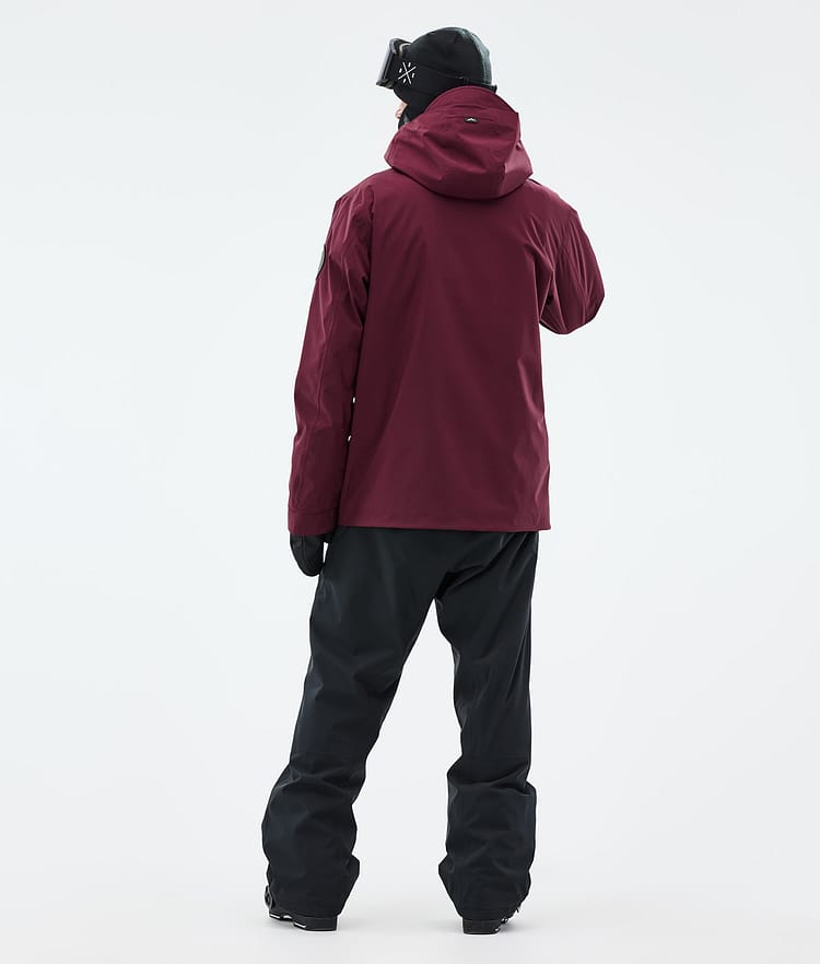 Dope Blizzard Full Zip Skijacke Herren Burgundy, Bild 5 von 10