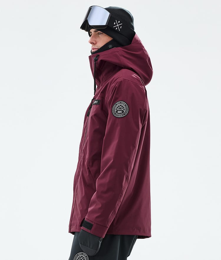Dope Blizzard Full Zip Snowboardjacke Herren Burgundy, Bild 6 von 10