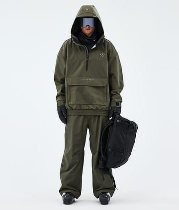 Dope Cyclone Ski Outfit Olive Green