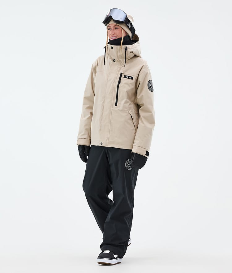 Dope Blizzard W Full Zip Snowboardjacke Damen Sand, Bild 2 von 9