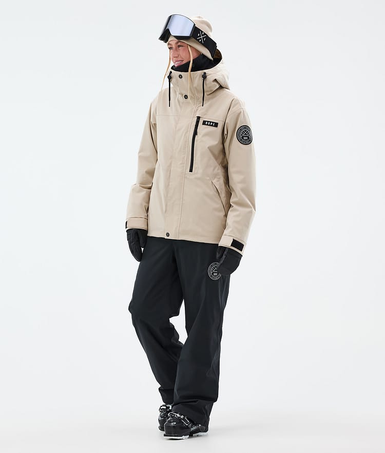 Dope Blizzard W Full Zip Skijacke Damen Sand, Bild 2 von 9