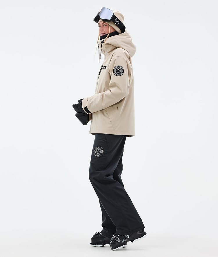 Dope Blizzard W Full Zip Skijacke Damen Sand, Bild 3 von 9