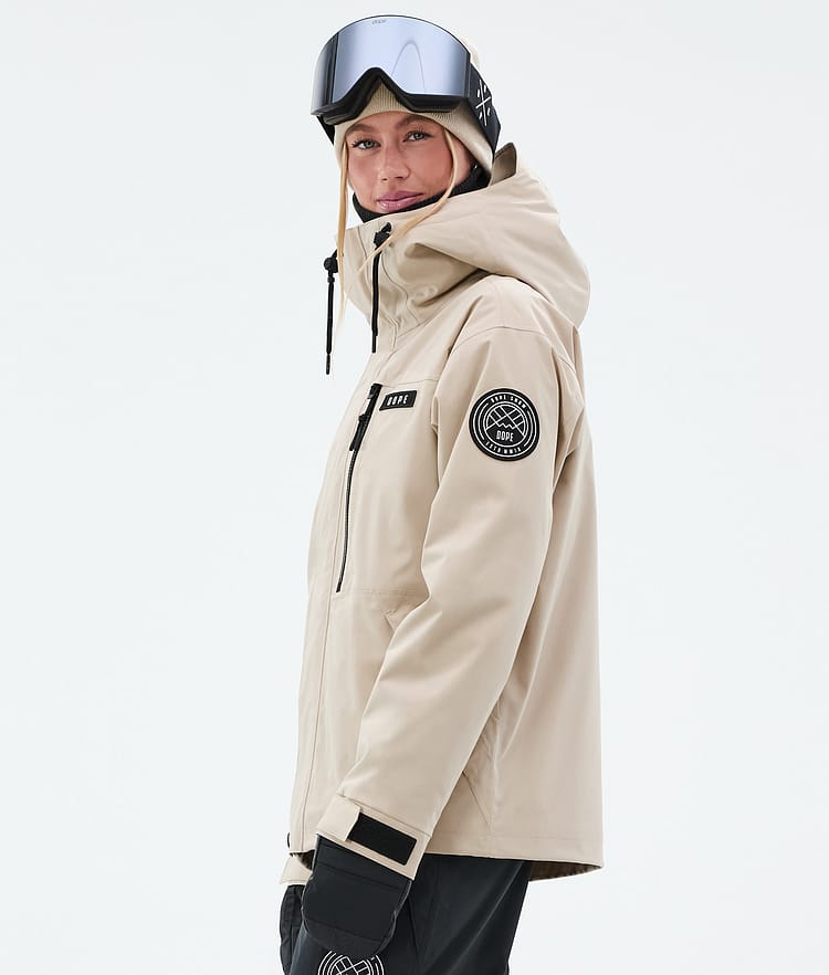Dope Blizzard W Full Zip Snowboardjacke Damen Sand, Bild 5 von 9