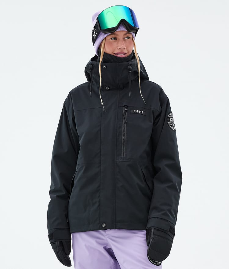 Dope Blizzard W Full Zip Snowboardjacke Damen Black, Bild 1 von 9