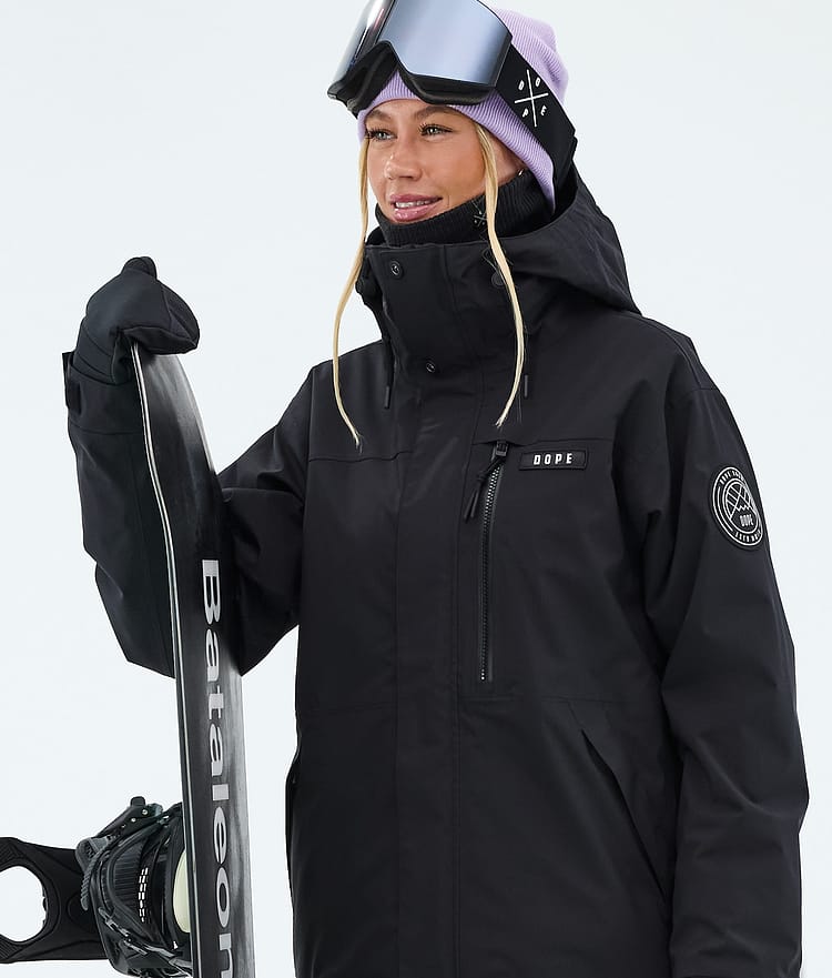 Dope Blizzard W Full Zip Snowboardjacke Damen Black, Image 4 of 9