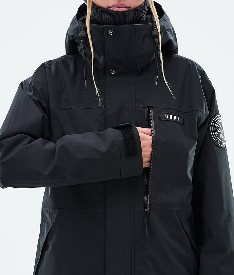 Dope Blizzard W Full Zip Skijacke Damen Black, Bild 8 von 9