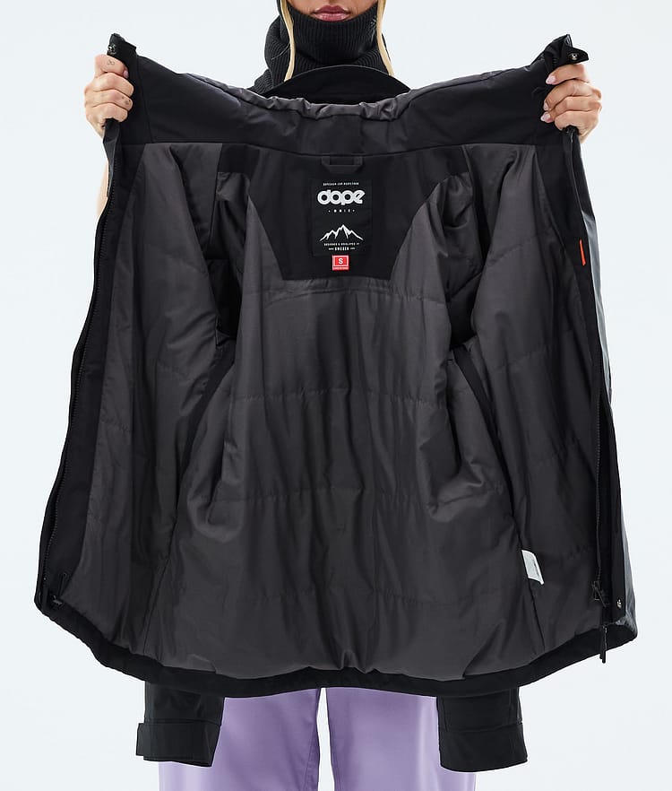 Dope Blizzard W Full Zip Snowboardjacke Damen Black, Image 9 of 9