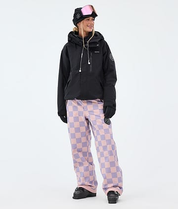 Dope Blizzard W Full Zip Ski Outfit Black/Squares
