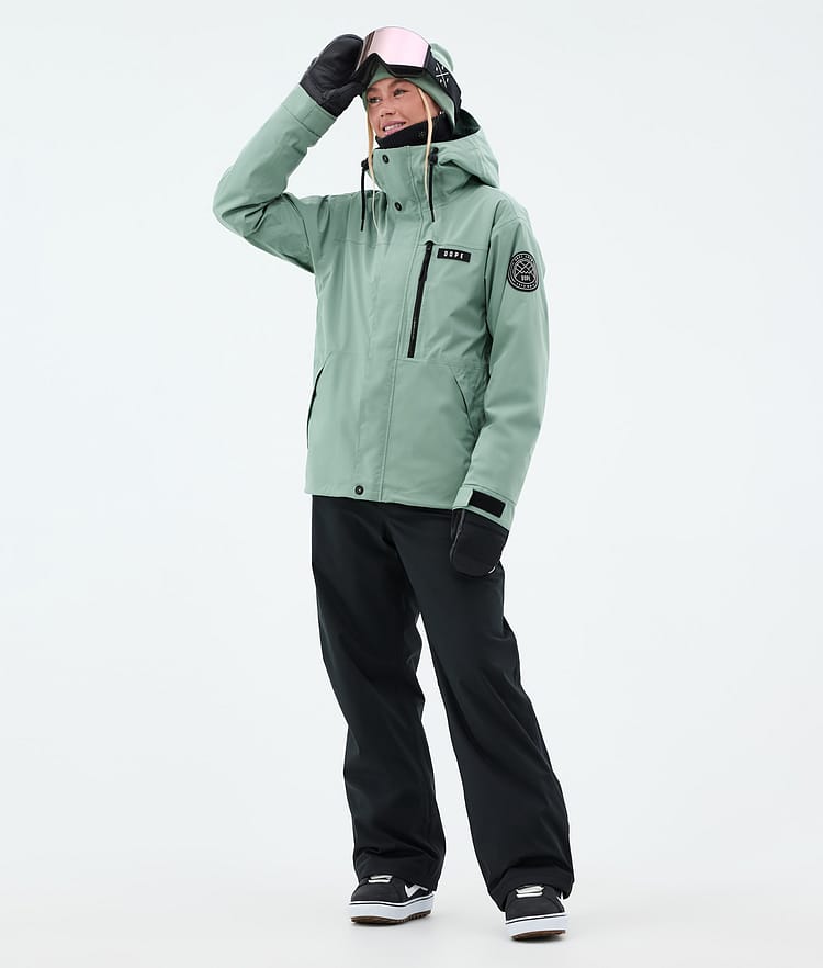 Dope Blizzard W Full Zip Snowboardjacke Damen Faded Green, Bild 2 von 9