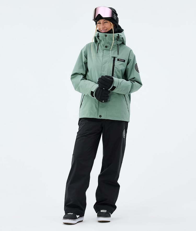 Dope Blizzard W Full Zip Snowboardjacke Damen Faded Green, Image 2 of 9