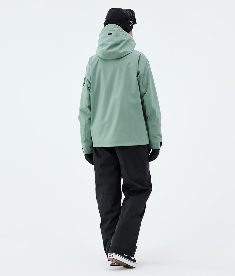 Dope Blizzard W Full Zip Snowboardjacke Damen Faded Green, Image 3 of 9