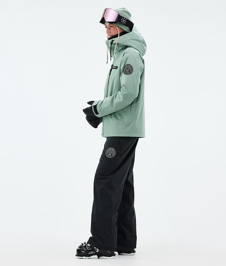 Dope Blizzard W Full Zip Skijacke Damen Faded Green, Bild 3 von 9