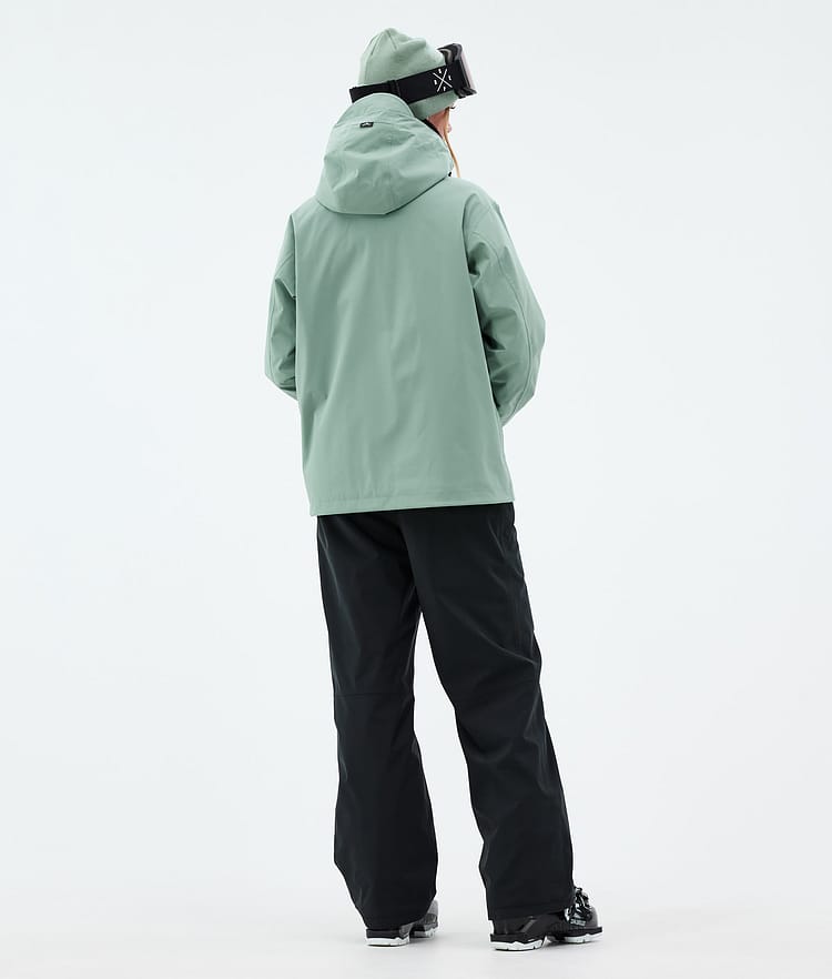 Dope Blizzard W Full Zip Skijacke Damen Faded Green, Bild 4 von 9