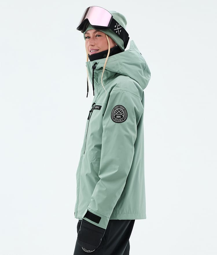 Dope Blizzard W Full Zip Snowboardjacke Damen Faded Green, Bild 5 von 9