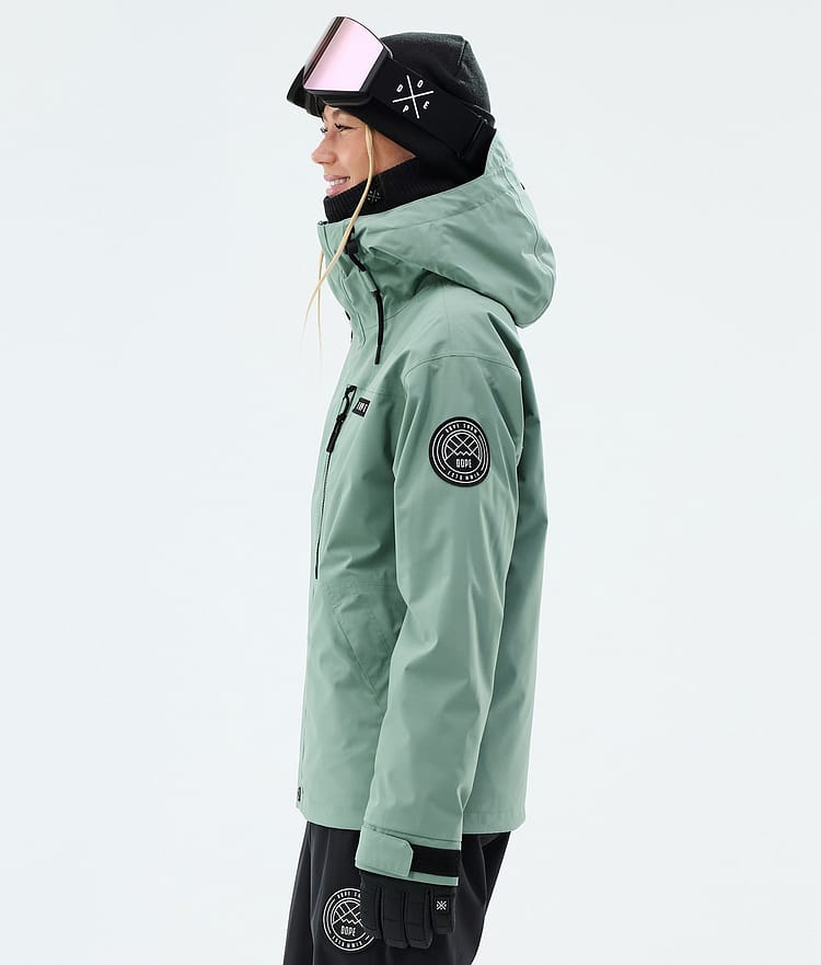 Dope Blizzard W Full Zip Snowboardjacke Damen Faded Green, Image 5 of 9