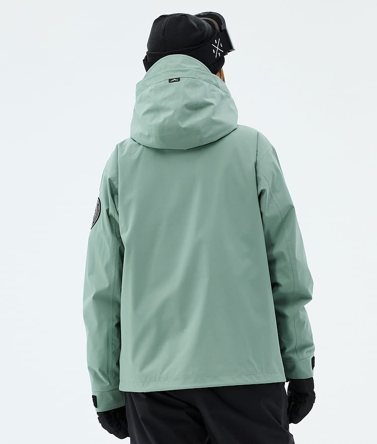 Dope Blizzard W Full Zip Snowboardjacke Damen Faded Green, Image 6 of 9