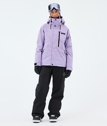 Dope Blizzard W Full Zip Snowboard Outfit Faded Violet/Black