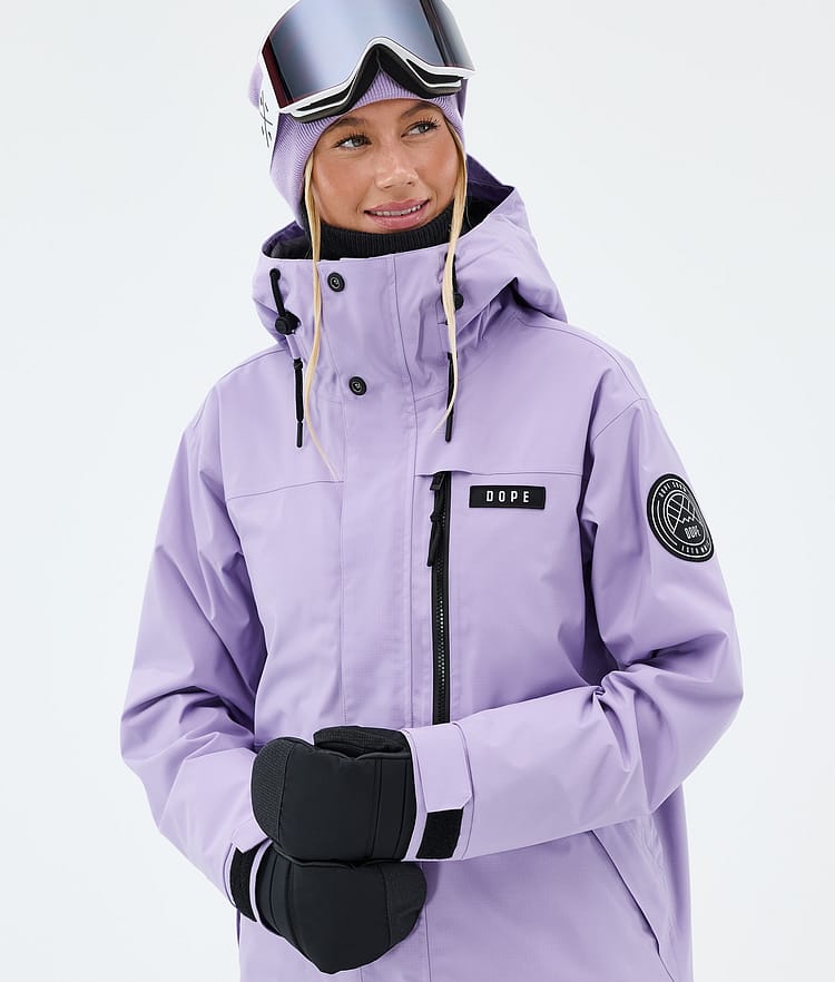 Dope Blizzard W Full Zip Snowboardjacke Damen Faded Violet, Image 4 of 9