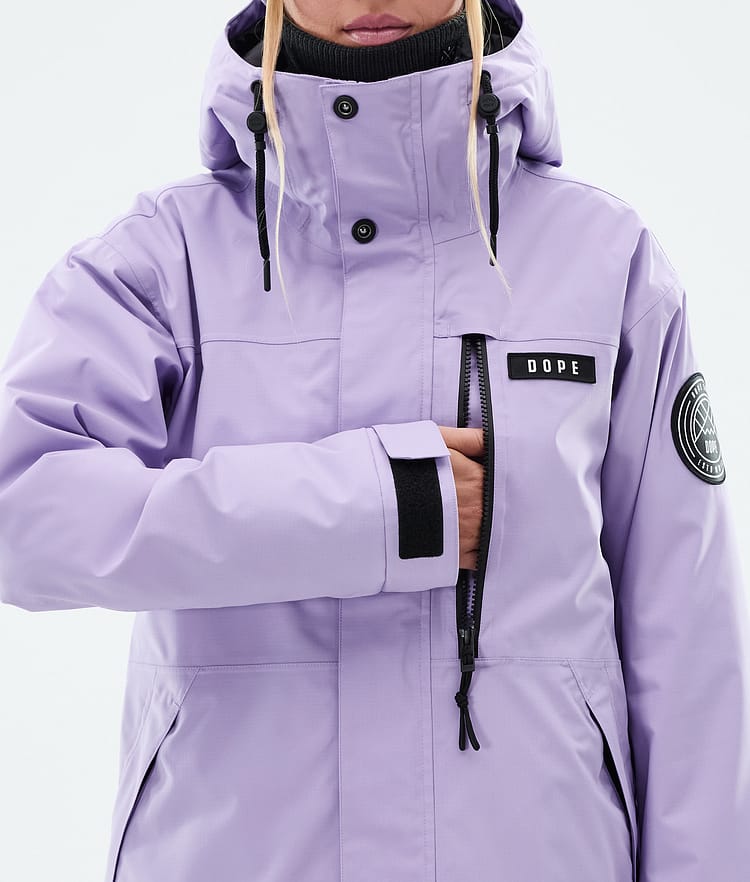 Dope Blizzard W Full Zip Snowboardjacke Damen Faded Violet, Bild 8 von 9