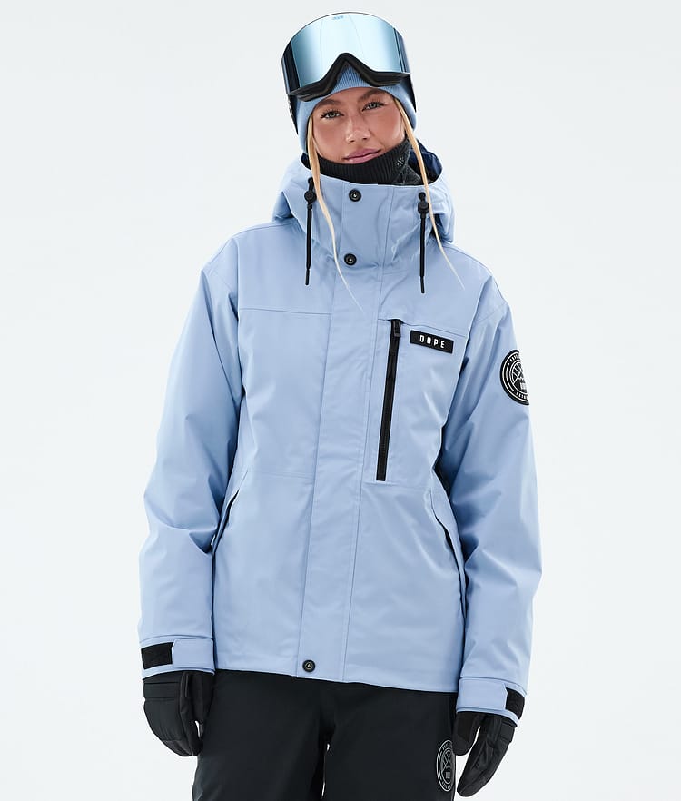 Dope Blizzard W Full Zip Skijacke Damen Light Blue, Bild 1 von 9
