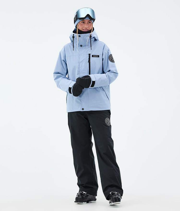Dope Blizzard W Full Zip Skijacke Damen Light Blue, Bild 2 von 9