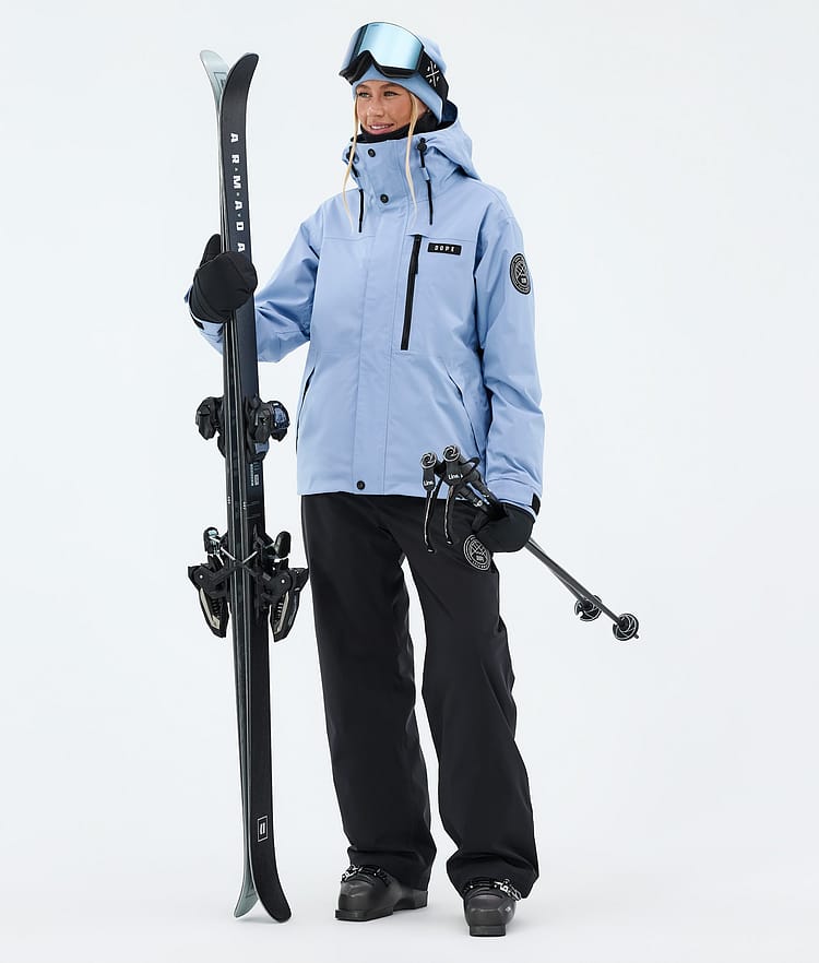 Dope Blizzard W Full Zip Skijacke Damen Light Blue, Image 2 of 9