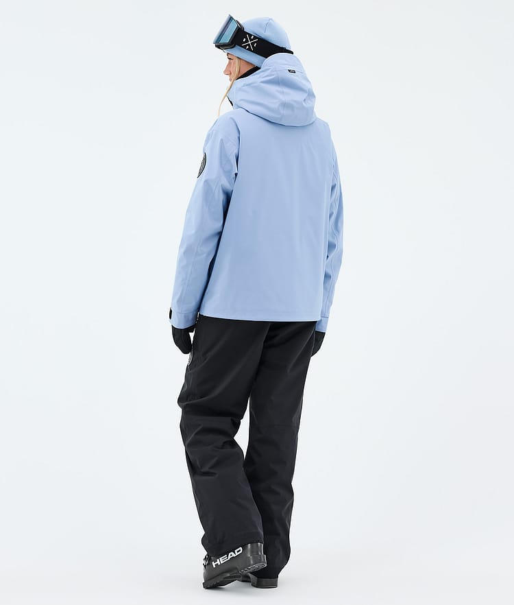 Dope Blizzard W Full Zip Skijacke Damen Light Blue, Image 3 of 9