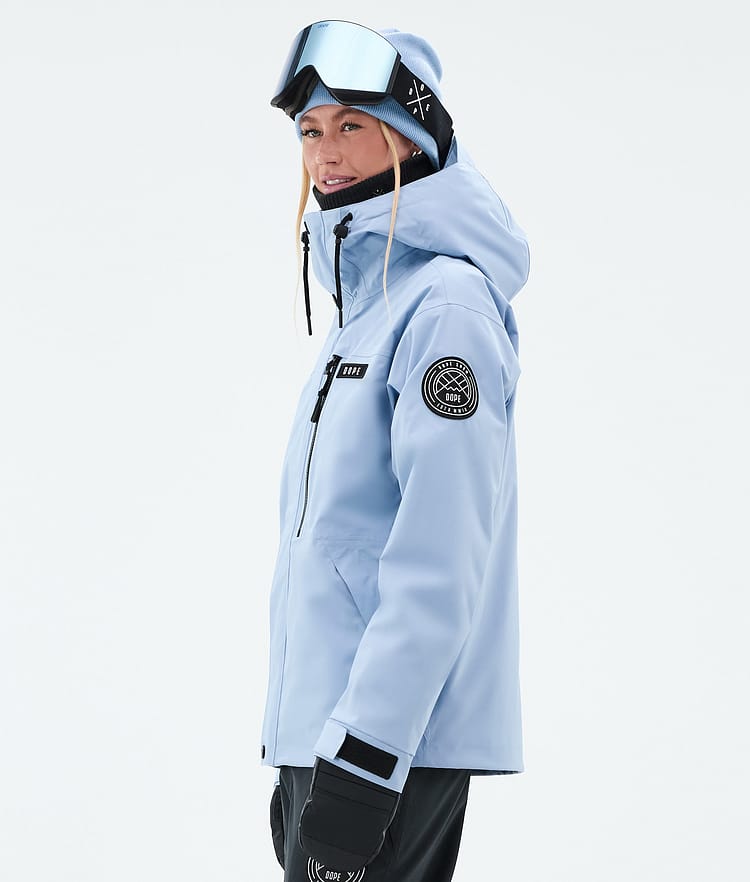 Dope Blizzard W Full Zip Skijacke Damen Light Blue, Bild 5 von 9