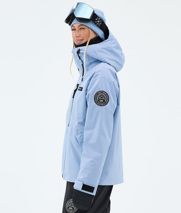 Dope Blizzard W Full Zip Snowboardjacke Damen Light Blue, Image 5 of 9