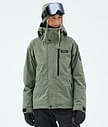 Dope Blizzard W Full Zip Snowboardjacke Damen Moss Green